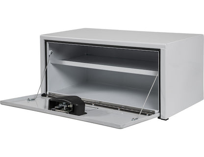 Buyers Products 30-in x 14-in x 16-in White Steel Underbody Truck Box - 1703404