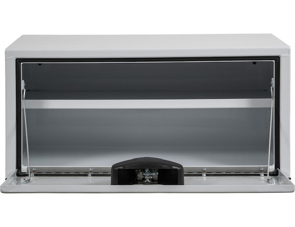 Buyers Products 30-in x 14-in x 16-in White Steel Underbody Truck Box - 1703404