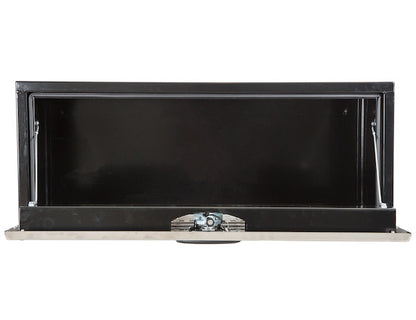 Buyers Products 18x18x36-in Black Steel Truck Box with Stainless Steel Door - 1702705