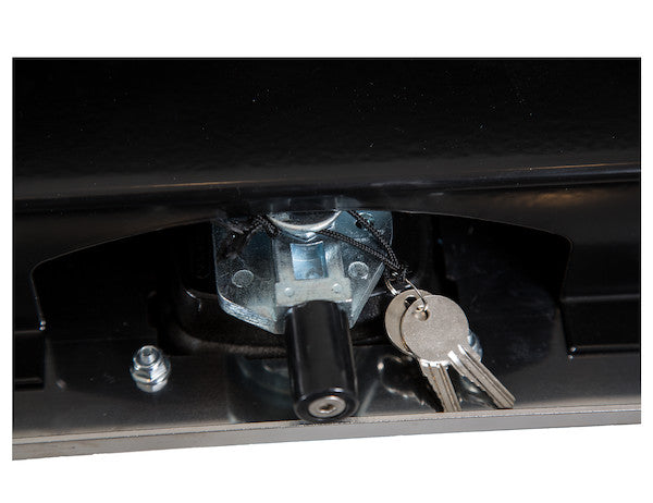 Buyers Products 14x16x24-in Black Steel Truck Box with Stainless Steel Door - 1703700
