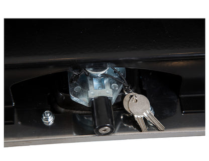 Buyers Products 14x16x24-in Black Steel Truck Box with Stainless Steel Door - 1703700