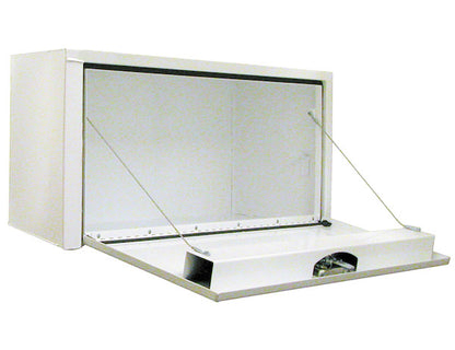 Buyers Products 14x16x30-in White Steel Underbody Truck Box - 1703403