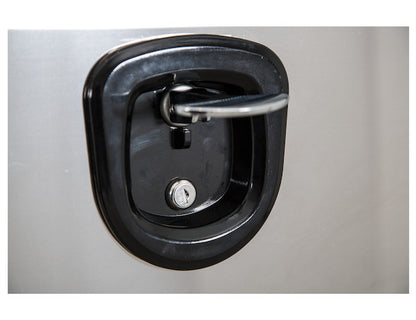 Buyers Products 48-in x 24-in x 24-in Black Steel Truck Box with Stainless Steel Door - 1704710