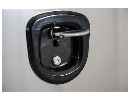 Buyers Products 24x24x60-in Black Steel Truck Box with Stainless Steel Door - 1704715