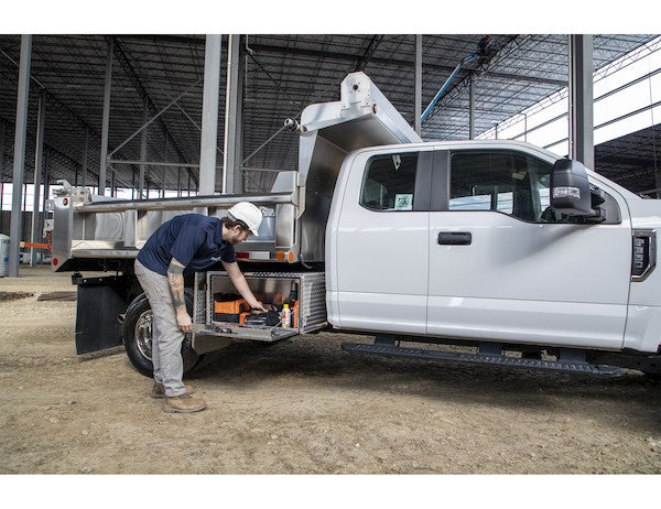 Buyers Products 14x12x18-in Diamond Tread Aluminum Underbody Truck Box - 1705149