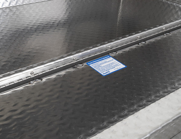 Buyers Products 60-in x 18-in x 24-in Diamond Tread Aluminum Underbody Truck Box - 1705125