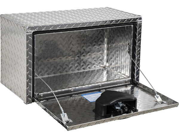 Buyers Products 24-in x 14-in x 12-in Diamond Tread Aluminum Underbody Truck Box - 1705150