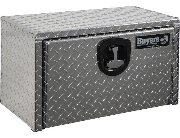 Buyers Products 24-in x 14-in x 12-in Diamond Tread Aluminum Underbody Truck Box - 1705150