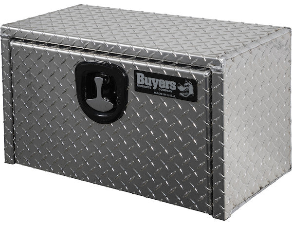 Buyers Products 24-in x 14-in x 12-in Diamond Tread Aluminum Underbody Truck Box - 1705150