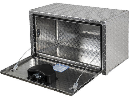 Buyers Products 24-in x 14-in x 12-in Diamond Tread Aluminum Underbody Truck Box - 1705150