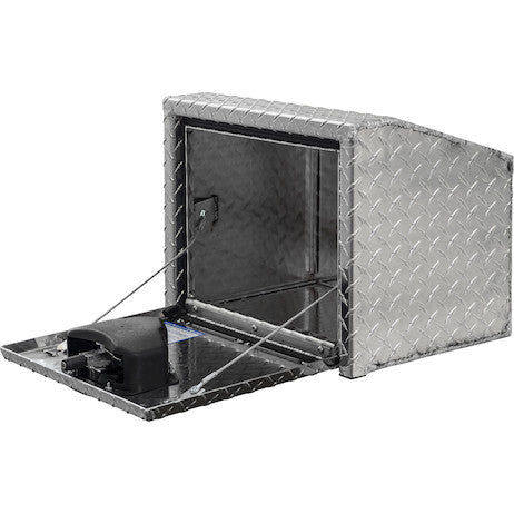 Buyers Products 14/10.74x12x18-in Diamond Tread Aluminum Underbody Truck Box with Slanted Back - 1705163