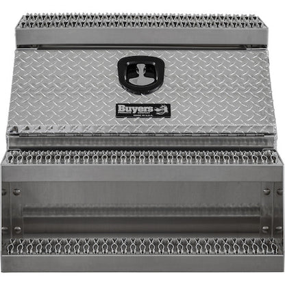 Buyers Products 24x28x30-in Heavy Duty Diamond Tread Aluminum Step Box - 1705183