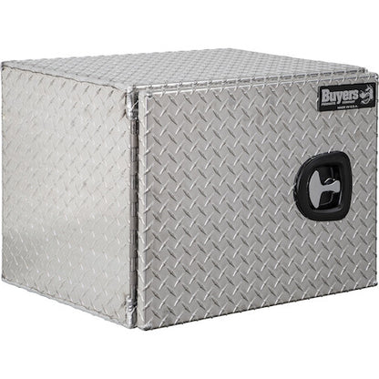 Buyers Products 24-in x 18-in x 18-in Diamond Tread Aluminum Underbody Truck Box - Single Barn Door - 1705200