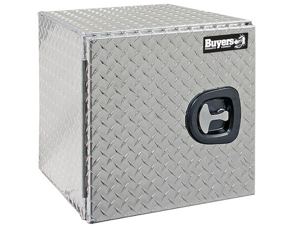 Buyers Products 30-in x 18-in x 18-in Diamond Tread Aluminum Underbody Truck Box - Single Barn Door - 1705203