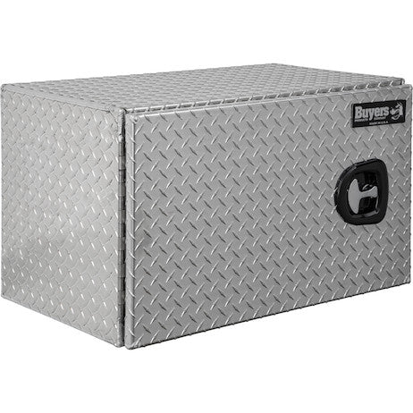 Buyers Products 30-in x 18-in x 18-in Diamond Tread Aluminum Underbody Truck Box - Single Barn Door - 1705203