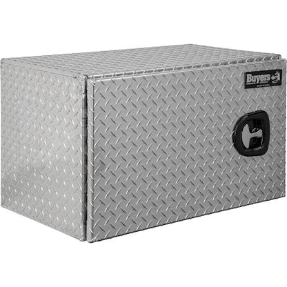 Buyers Products 30-in x 18-in x 18-in Diamond Tread Aluminum Underbody Truck Box - Single Barn Door - 1705203
