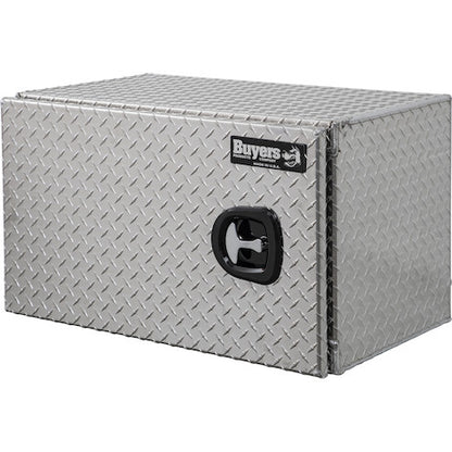 Buyers Products 30-in x 18-in x 18-in Diamond Tread Aluminum Underbody Truck Box - Single Barn Door - 1705203