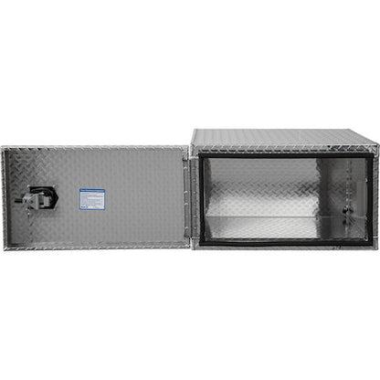 Buyers Products 30-in x 18-in x 18-in Diamond Tread Aluminum Underbody Truck Box - Single Barn Door - 1705203