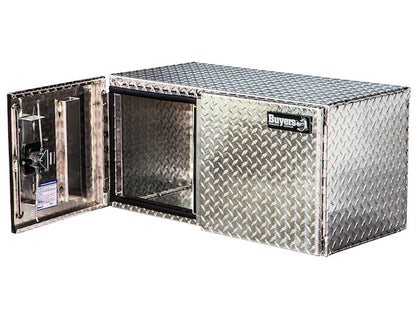 Buyers Products 48-in x 18-in x 18-in Diamond Tread Aluminum Underbody Truck Box - Double Barn Door - 1705210