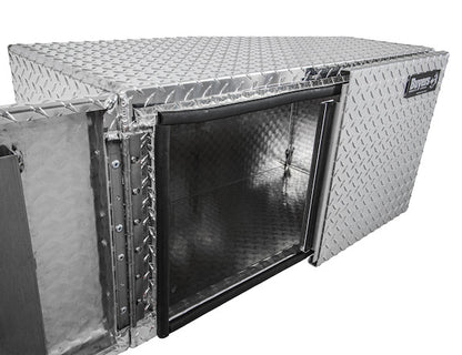 Buyers Products 18x18x36-in Diamond Tread Aluminum Underbody Truck Box - Double Barn Door, 3-Point Compression Latch - 1705205