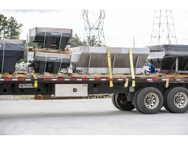 Buyers Products 48-in x 18-in x 18-in Diamond Tread Aluminum Underbody Truck Box - Double Barn Door - 1705210