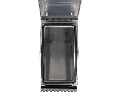 Buyers Products Heavy Duty Smooth Aluminum Wideopen Step Boxes for Semi Trucks - 12-In Width - 1705280