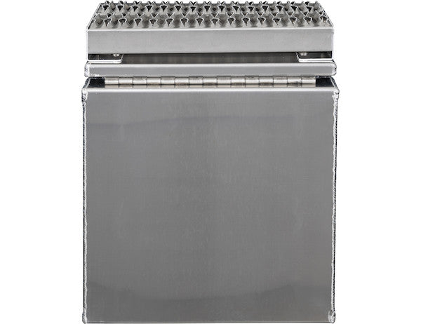 Buyers Products Heavy Duty Smooth Aluminum Wideopen Step Boxes for Semi Trucks - 18-In Width - 1705281