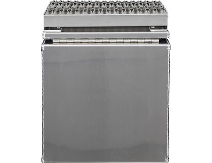 Buyers Products Heavy Duty Smooth Aluminum Wideopen Step Boxes for Semi Trucks - 18-In Width - 1705281