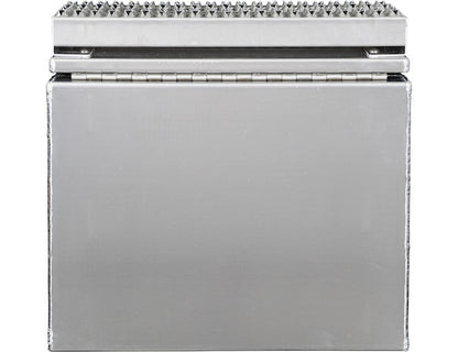 Buyers Products Heavy Duty Smooth Aluminum Wideopen Step Boxes for Semi Trucks - 24-In Width - 1705282