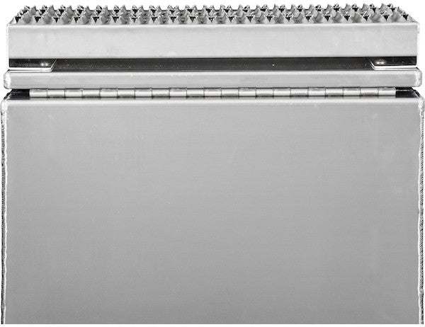 Buyers Products Heavy Duty Smooth Aluminum Wideopen Step Boxes for Semi Trucks - 24-In Width - 1705282