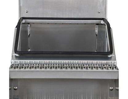Buyers Products Heavy Duty Smooth Aluminum Wideopen Step Boxes for Semi Trucks - 24-In Width - 1705282