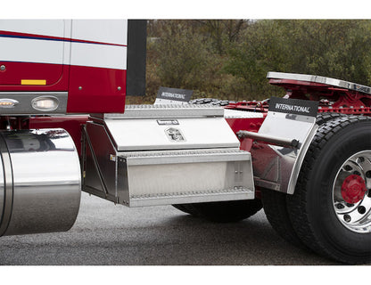 Buyers Products Heavy Duty Smooth Aluminum Wideopen Step Boxes for Semi Trucks - 36-In Width - 1705284