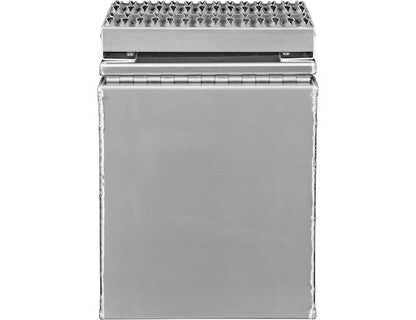 Buyers Products Heavy Duty Smooth Aluminum Wideopen Step Boxes for Semi Trucks - 16-In Width - 1705285