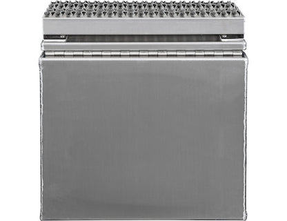 Buyers Products Heavy Duty Smooth Aluminum Wideopen Step Boxes for Semi Trucks - 22-In Width - 1705286
