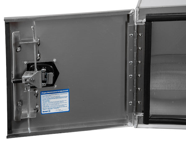 Buyers Products 24x24x48-in Pro Series Smooth Aluminum Underbody Truck Box - Double Barn Door, 3-Point Compression Latch - 1705440