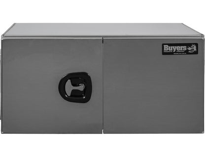 Buyers Products 36-in x 18-in x 18-in Smooth Aluminum Underbody Truck Tool Box - Double Barn Door - 1705305