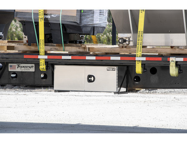 Buyers Products 36-in x 18-in x 18-in Pro Series Smooth Aluminum Underbody Truck Box - Double Barn Door - 1705405