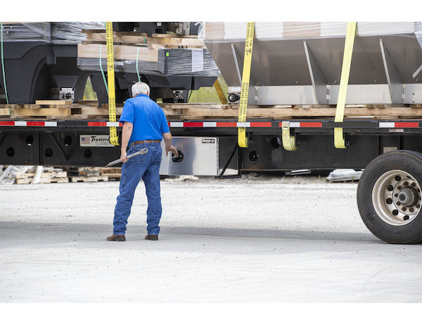 Buyers Products 36-in x 18-in x 24-in Pro Series Smooth Aluminum Underbody Truck Box - Double Barn Door - 1705420