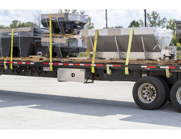 Buyers Products 36-in x 24-in x 24-in Smooth Aluminum Underbody Truck Tool Box - Double Barn Door - 1705335