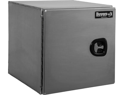 Buyers Products 24-in x 24-in x 24-in Smooth Aluminum Underbody Truck Tool Box - Single Barn Door - 1705325