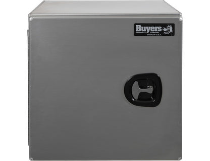 Buyers Products 24-in x 24-in x 24-in Smooth Aluminum Underbody Truck Tool Box - Single Barn Door - 1705325