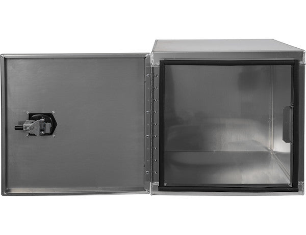 Buyers Products 24-in x 24-in x 24-in Smooth Aluminum Underbody Truck Tool Box - Single Barn Door - 1705325