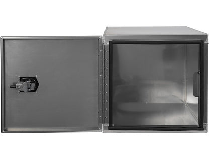 Buyers Products 24-in x 24-in x 24-in Smooth Aluminum Underbody Truck Tool Box - Single Barn Door - 1705325