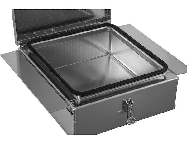Buyers Products 9x24x22-in Diamond Tread Aluminum In-Frame Truck Tool Box - 1705384