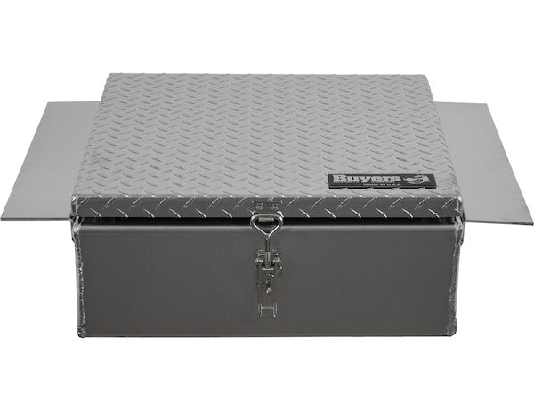 Buyers Products 9x24x22-in Diamond Tread Aluminum In-Frame Truck Tool Box - 1705384