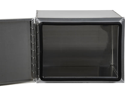 Buyers Products 24-in x 18-in x 18-in Pro Series Smooth Aluminum Underbody Truck Box - Single Barn Door - 1705401
