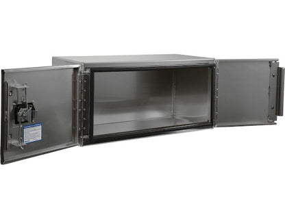 Buyers Products 30-in x 18-in x 18-in Pro Series Smooth Aluminum Underbody Truck Box - Double Barn Door - 1705403