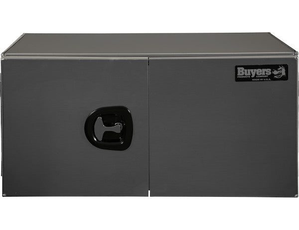Buyers Products 30-in x 18-in x 18-in Pro Series Smooth Aluminum Underbody Truck Box - Double Barn Door - 1705403