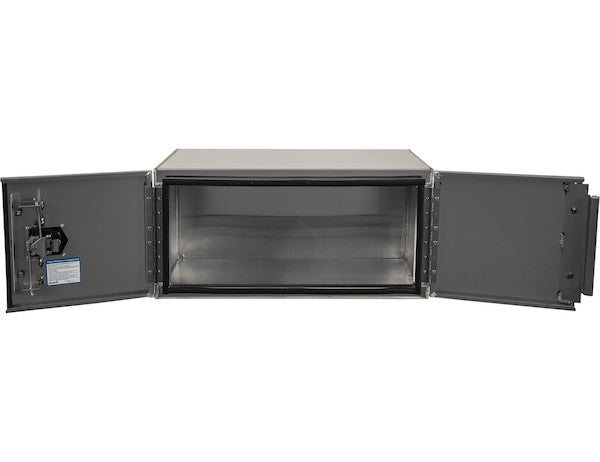 Buyers Products 18x18x48-in Pro Series Smooth Aluminum Underbody Truck Box - Double Barn Door, 3-Point Compression Latch - 1705410