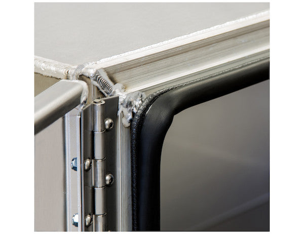 Buyers Products 30-in x 18-in x 18-in Pro Series Smooth Aluminum Underbody Truck Box - Double Barn Door - 1705403